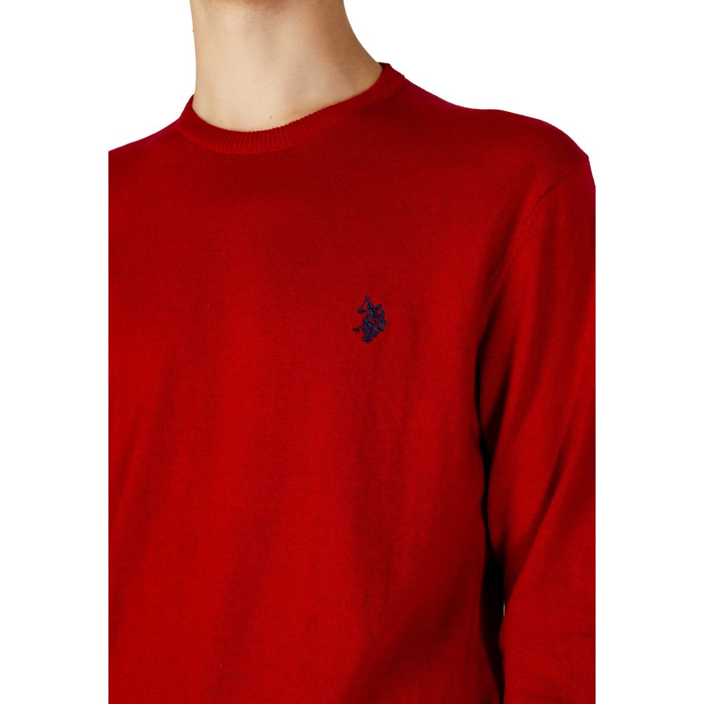 U.S. POLO ASSN. Roter Baumwollpullover