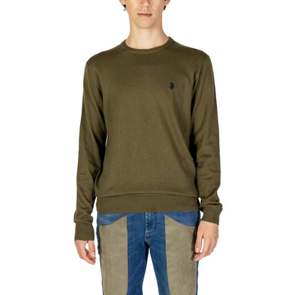 U.S. POLO ASSN. Grüner Baumwollpullover