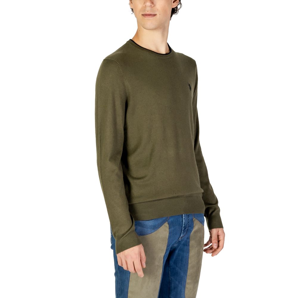 U.S. POLO ASSN. Grüner Viskose-Pullover