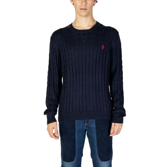 U.S. POLO ASSN. Blauer Baumwollpullover