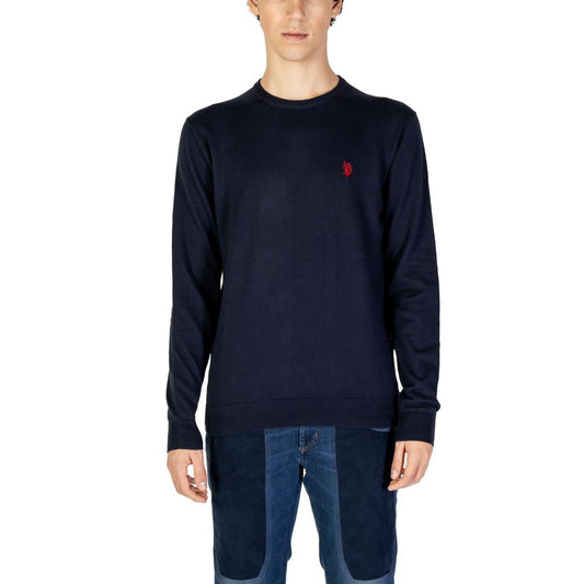 U.S. POLO ASSN. Blauer Baumwollpullover