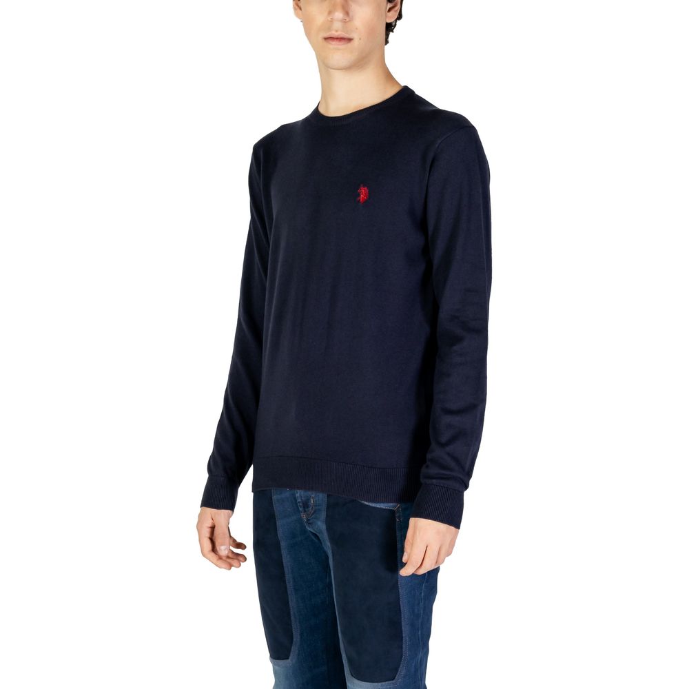 U.S. POLO ASSN. Blauer Baumwollpullover