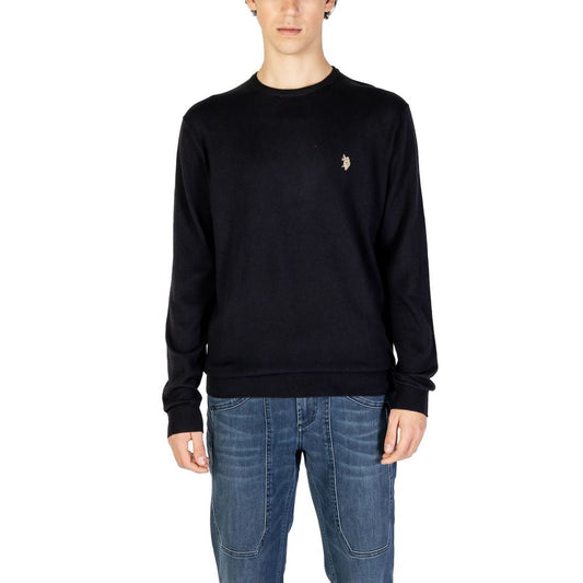 U.S. POLO ASSN. Schwarzer Baumwollpullover