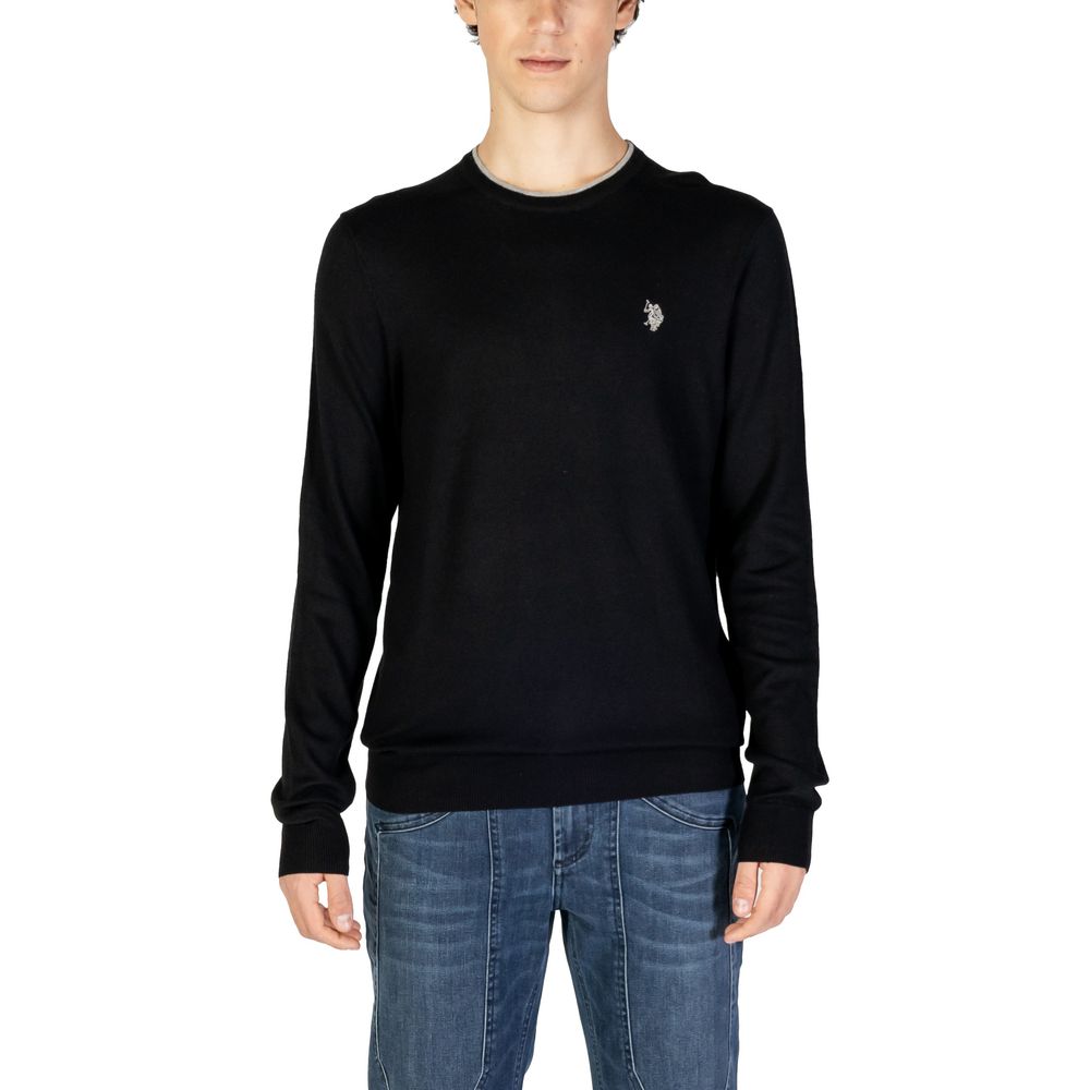 U.S. POLO ASSN. Schwarzer Viskose-Pullover