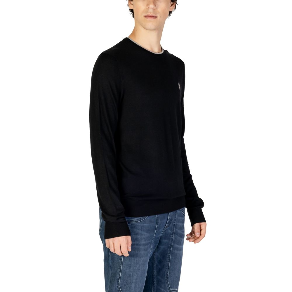 U.S. POLO ASSN. Schwarzer Viskose-Pullover