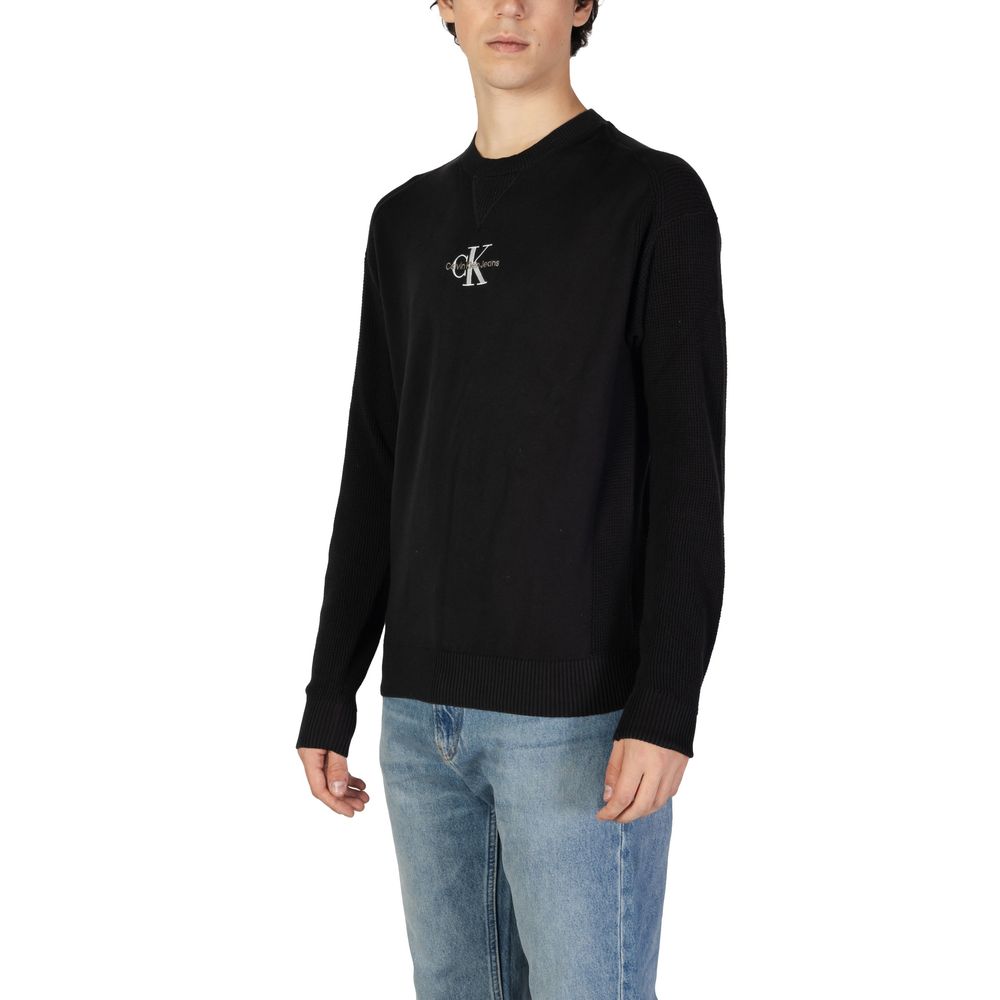 Calvin Klein Jeans Schwarzer Baumwollpullover