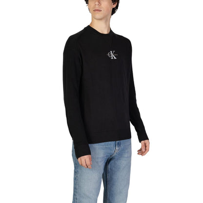 Calvin Klein Jeans Schwarzer Baumwollpullover