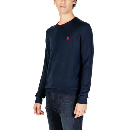 U.S. POLO ASSN. Blauer Viskose-Pullover