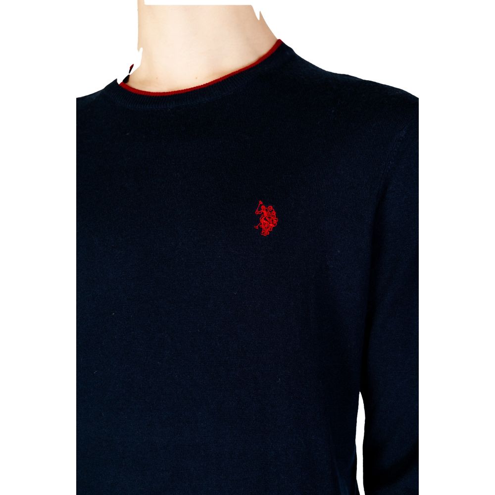 U.S. POLO ASSN. Blauer Viskose-Pullover