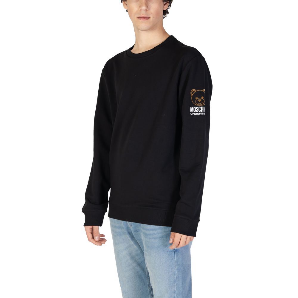 Moschino Schwarzer Baumwollpullover