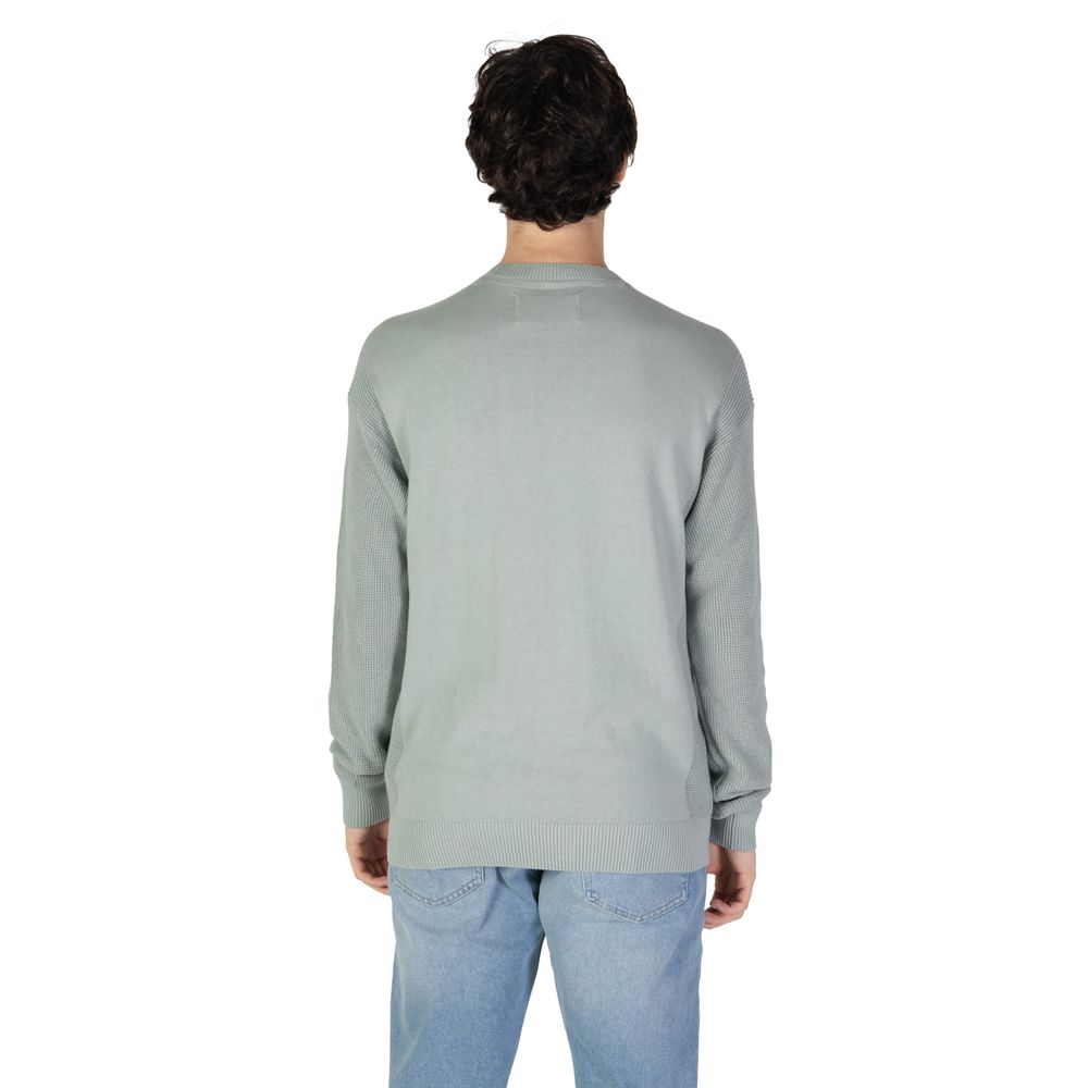 Calvin Klein Jeans Grüner Baumwollpullover