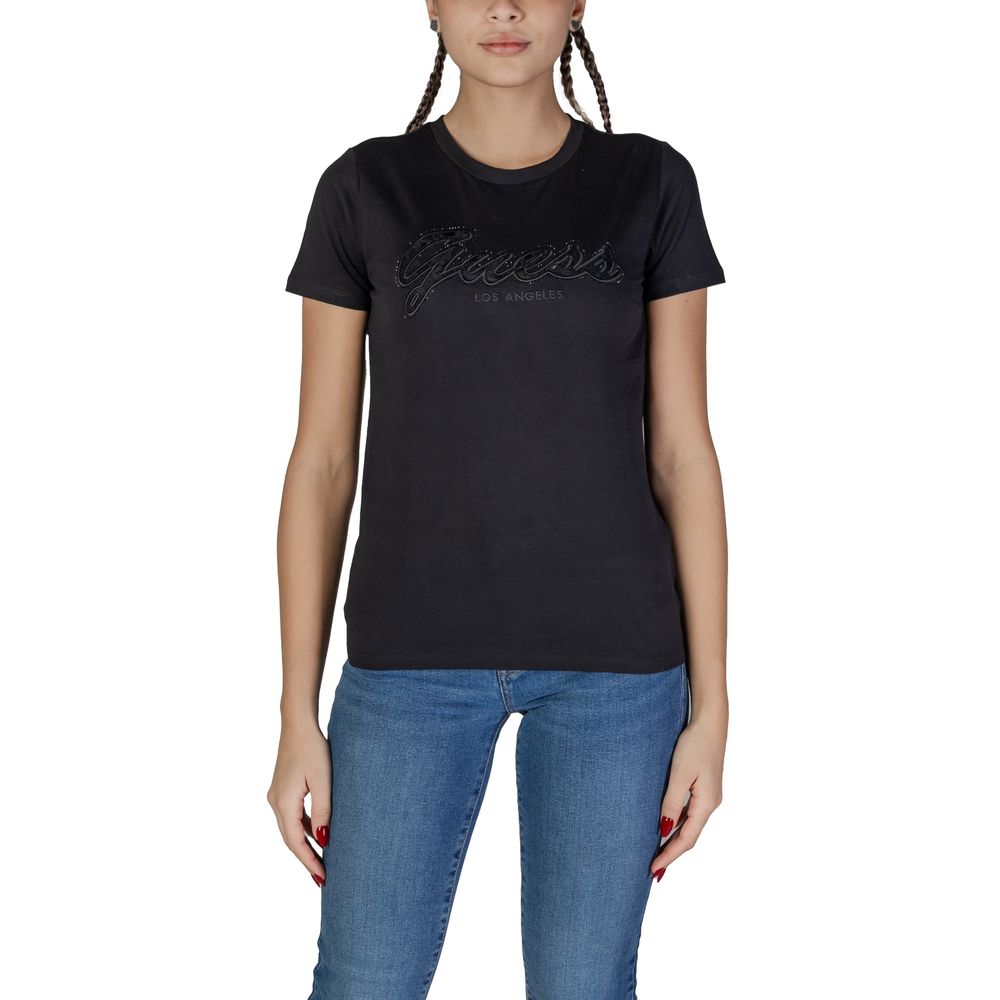 Guess Schwarze Baumwolle Tops & T-Shirt