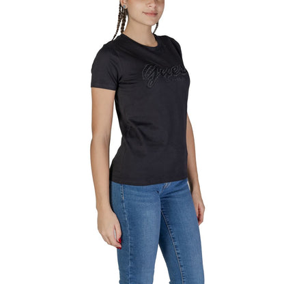 Guess Schwarze Baumwolle Tops & T-Shirt