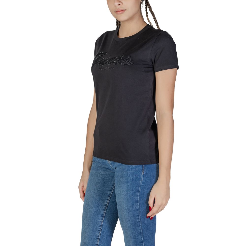 Guess Schwarze Baumwolle Tops & T-Shirt