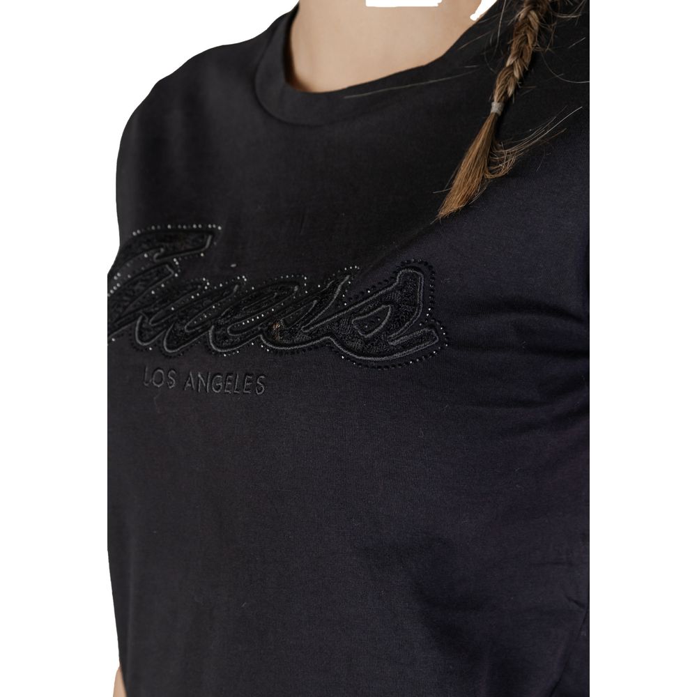 Guess Schwarze Baumwolle Tops & T-Shirt