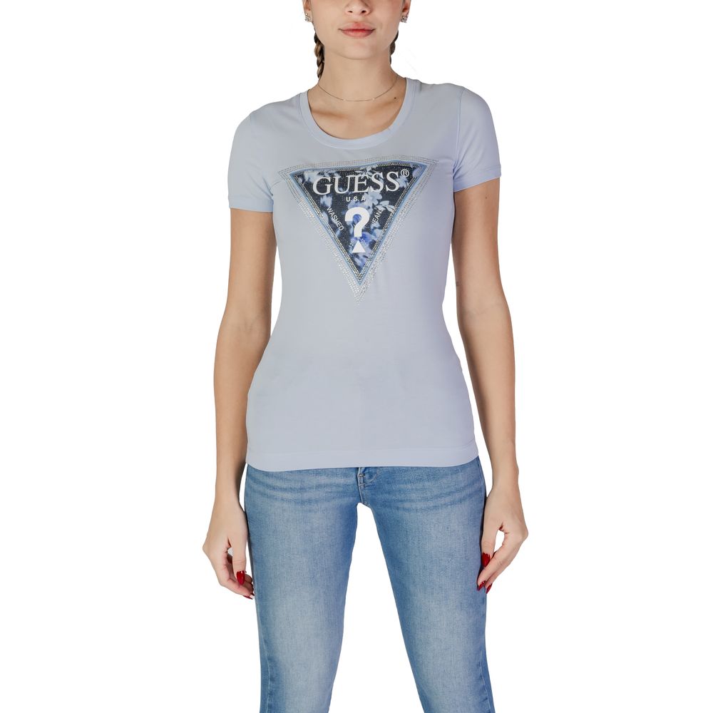 Guess Blaue Baumwolle Tops & T-Shirt