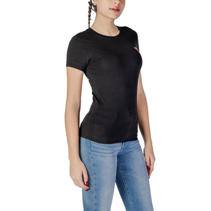 Guess Schwarze Baumwolle Tops & T-Shirt