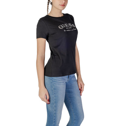 Guess Schwarze Baumwolle Tops & T-Shirt