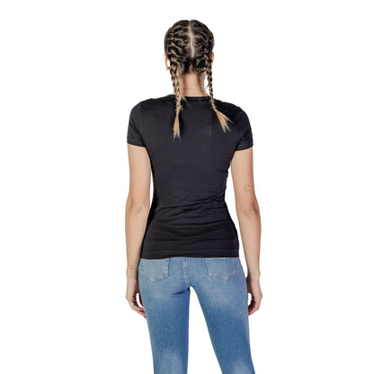 Guess Schwarze Baumwolle Tops & T-Shirt