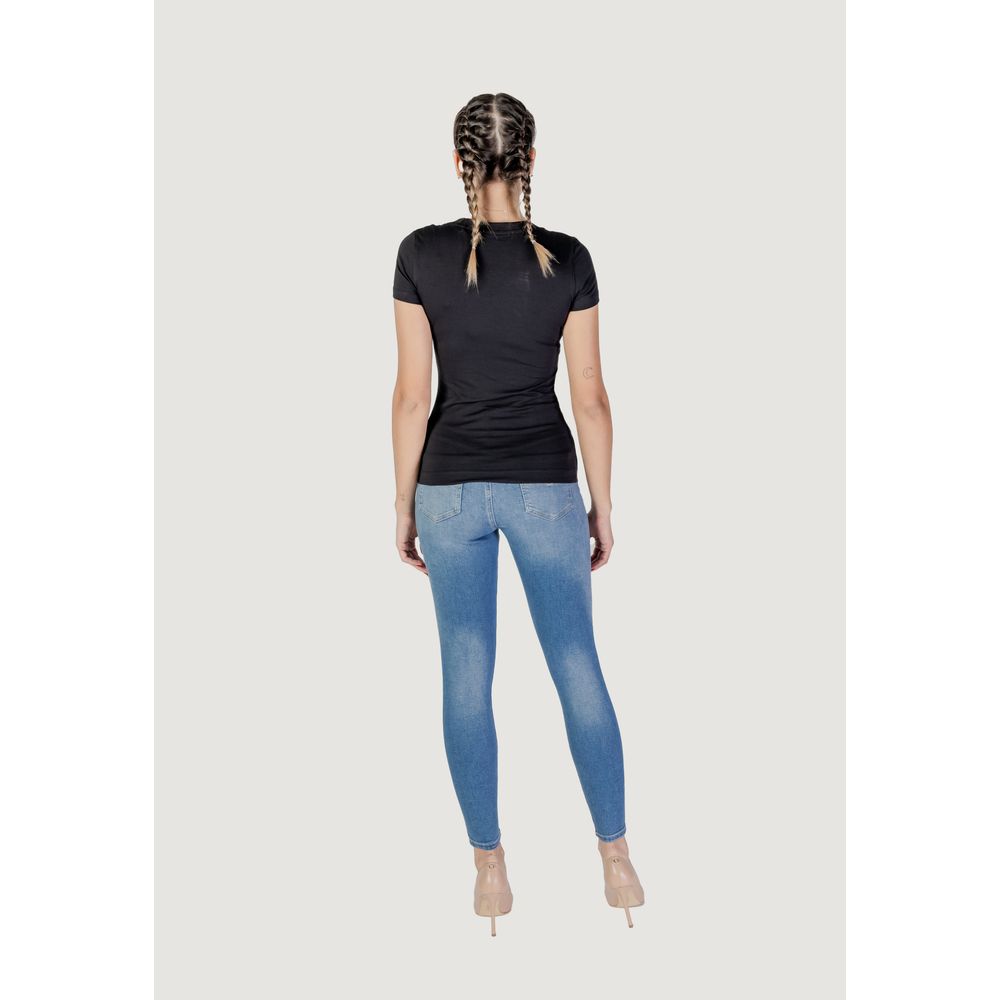 Guess Schwarze Baumwolle Tops & T-Shirt