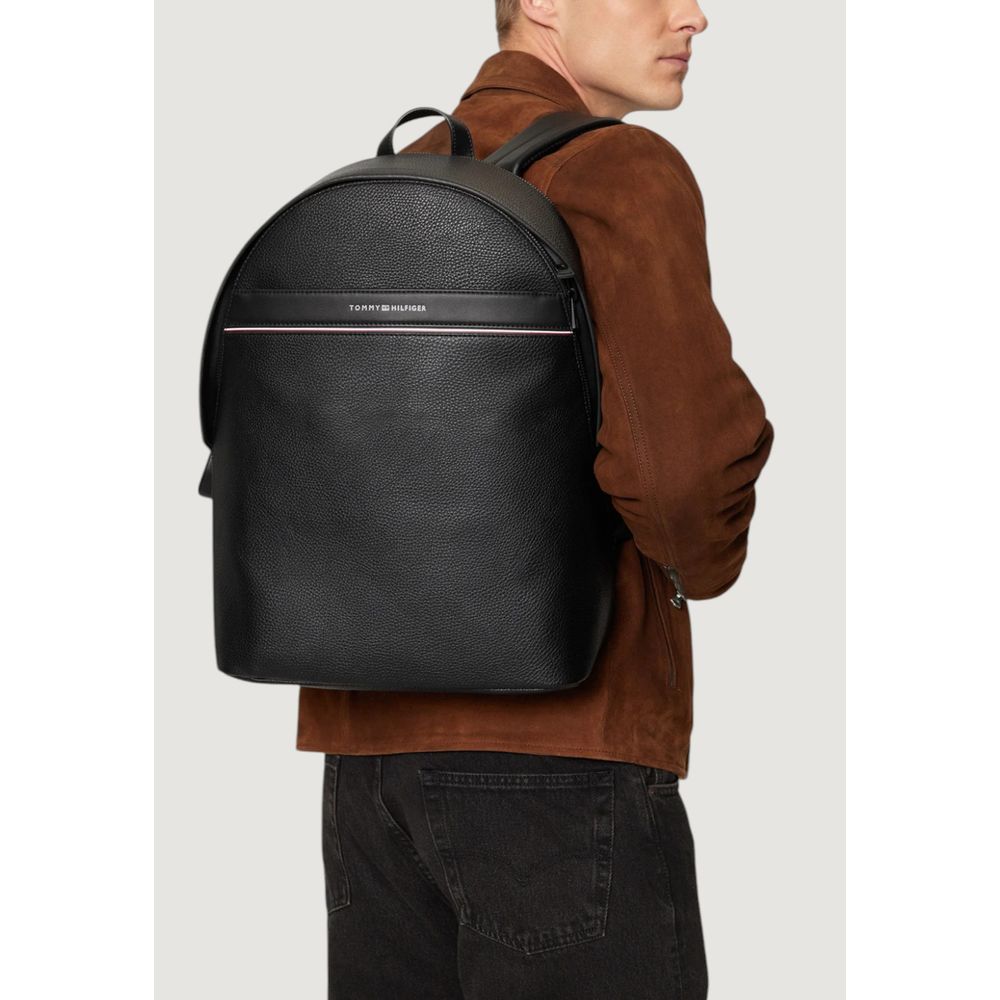 Tommy Hilfiger Schwarzer Polyethylen-Rucksack