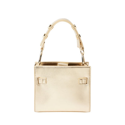 Tommy Hilfiger Goldene Polyethylen-Handtasche