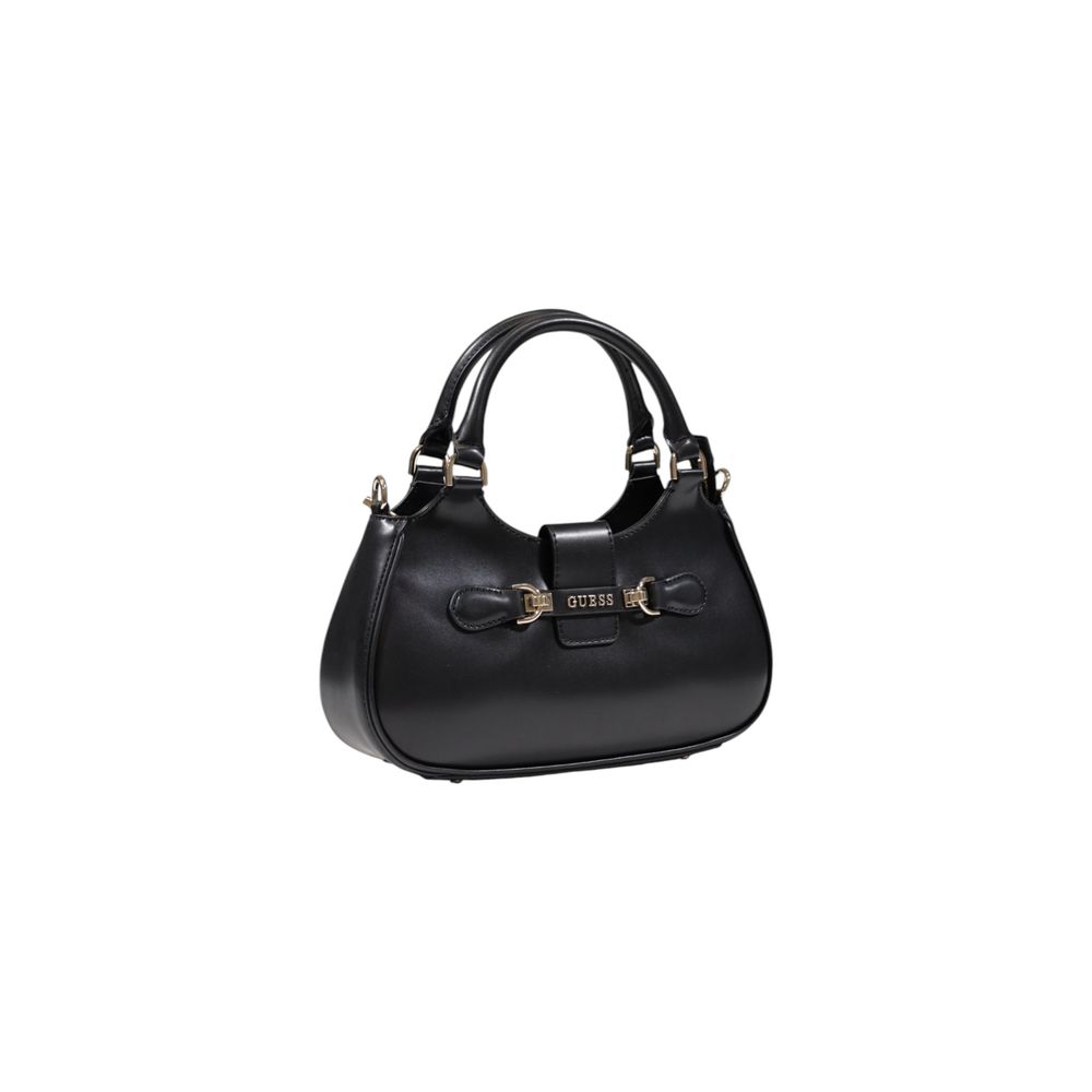 Guess Schwarze Polyethylen-Handtasche