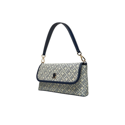 Tommy Hilfiger Blaue Polyethylen-Handtasche