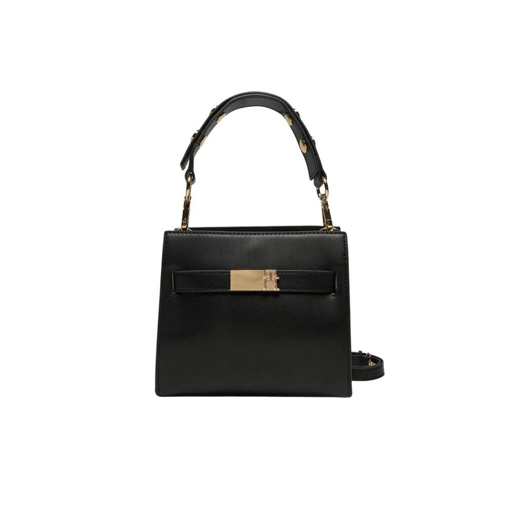 Tommy Hilfiger Schwarze Polyethylen-Handtasche