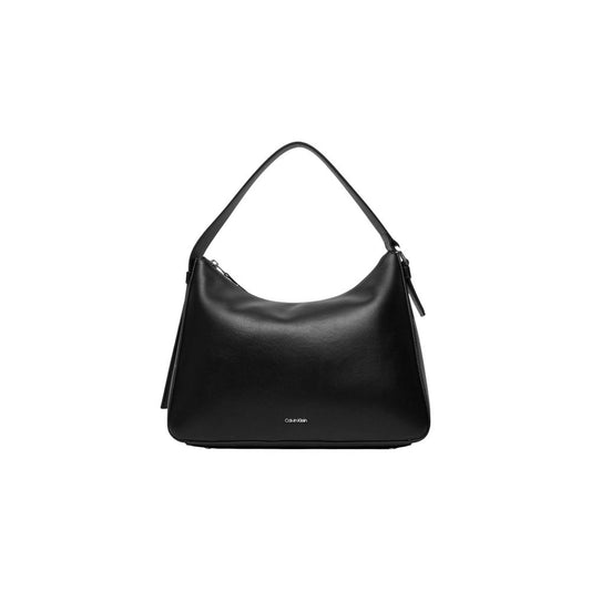 Calvin Klein Schwarze Polyethylen-Handtasche