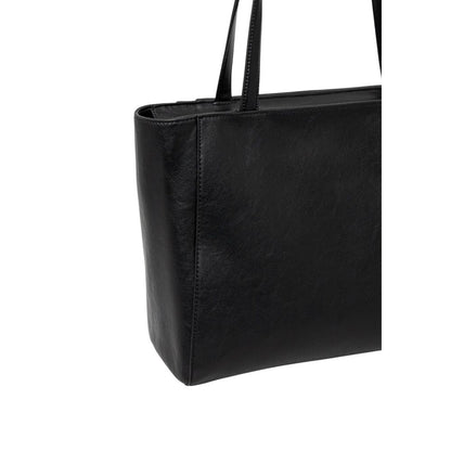 Calvin Klein Schwarze Handtasche aus rezykliertem Polyester