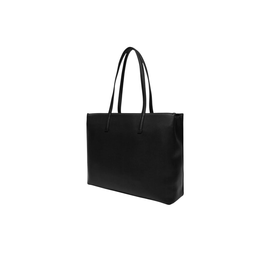 Calvin Klein Schwarze Polyethylen-Handtasche