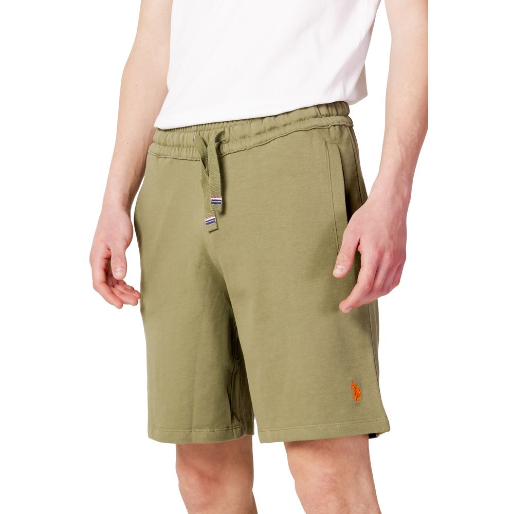 U.S. POLO ASSN. Grüne Baumwollshorts