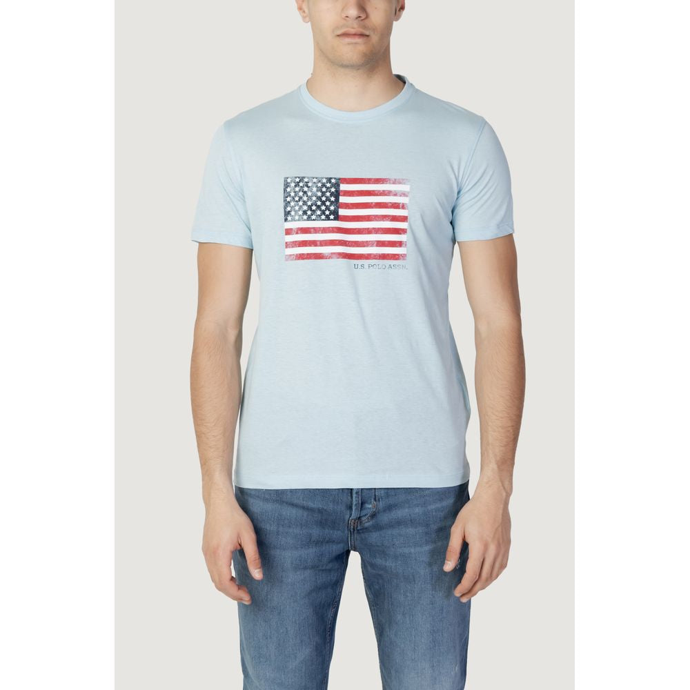 U.S. POLO ASSN. T-Shirt aus blauer Baumwolle