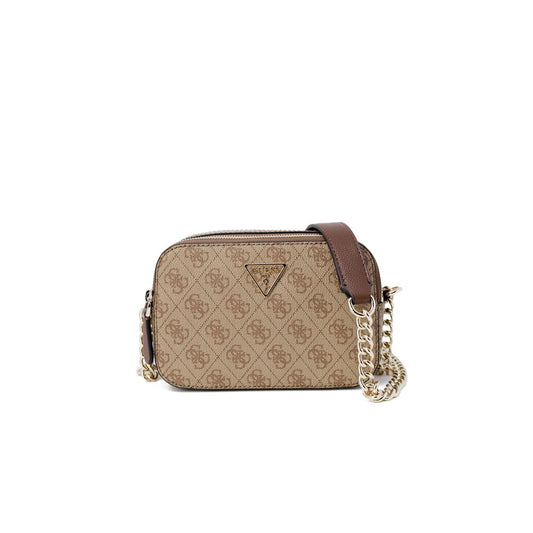 Guess Braune Polyethylen-Handtasche