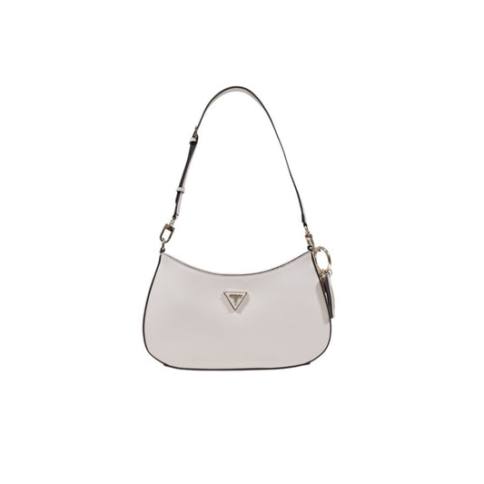 Guess Cremefarbene Polyester-Handtasche