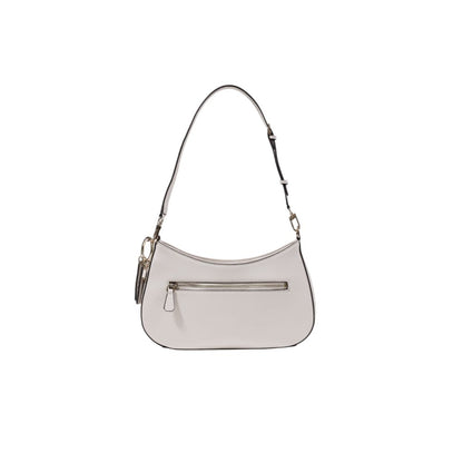 Guess Cremefarbene Polyester-Handtasche