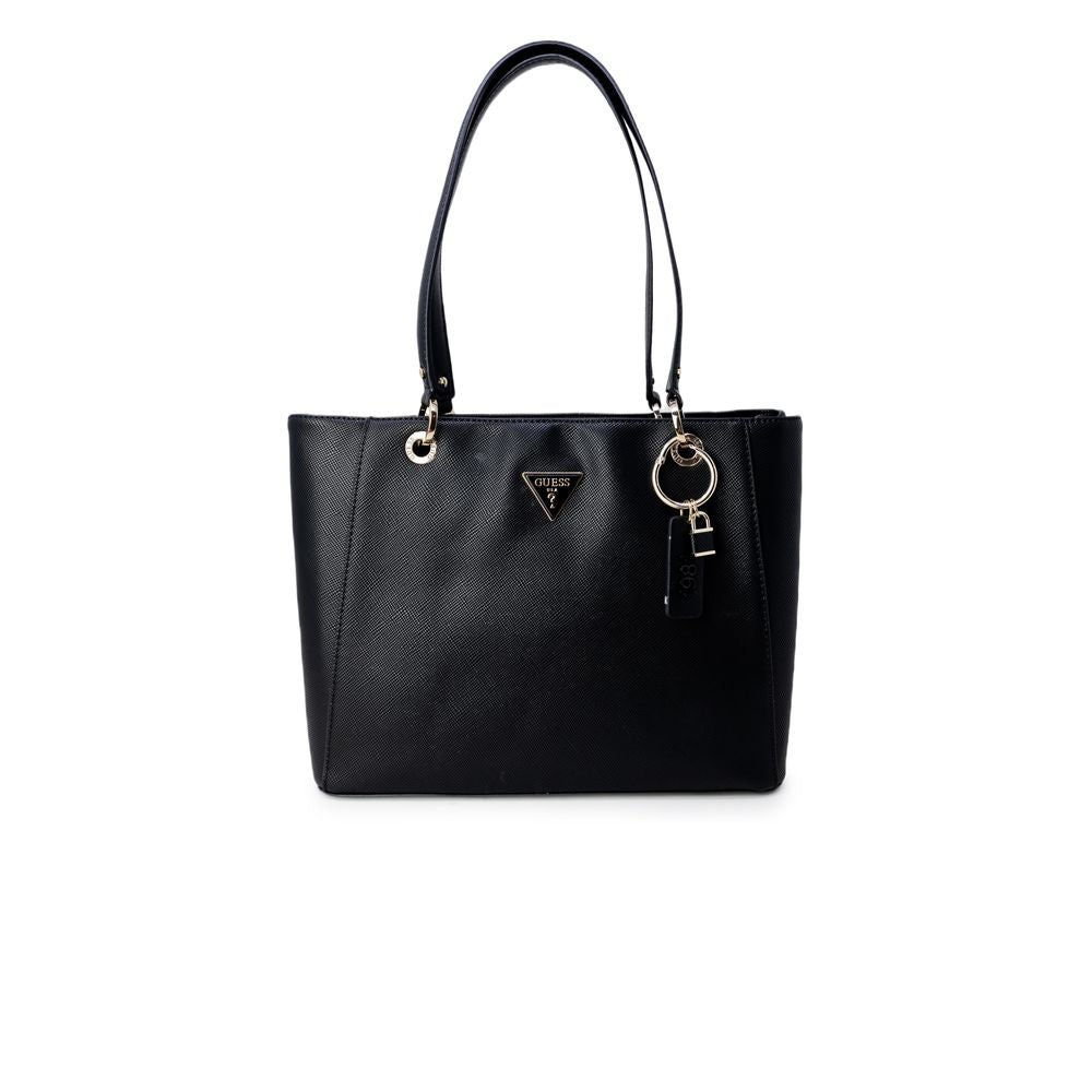 Guess Schwarze Polyethylen-Handtasche