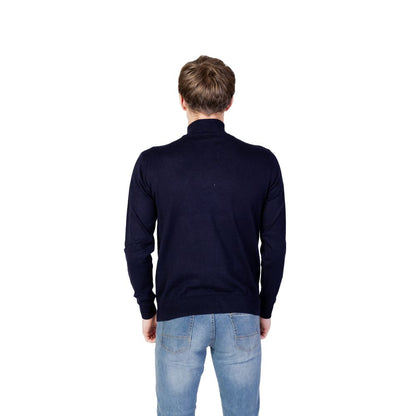 U.S. POLO ASSN. Blauer Baumwollpullover