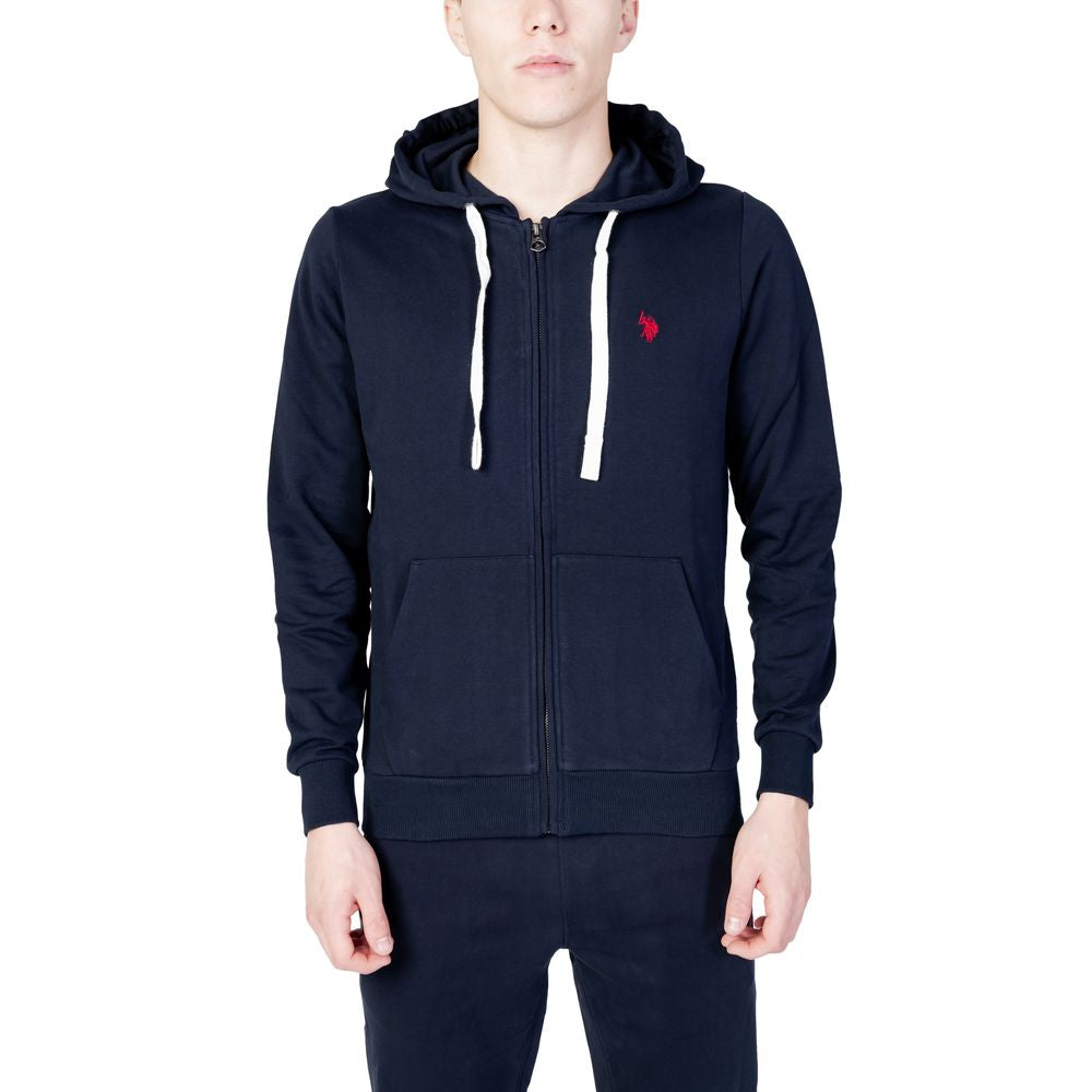 U.S. POLO ASSN. Blauer Baumwollpullover