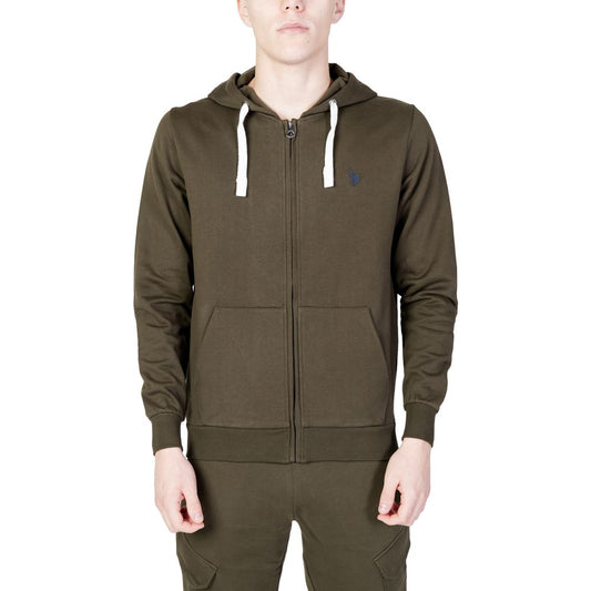 U.S. POLO ASSN. Grüner Baumwollpullover