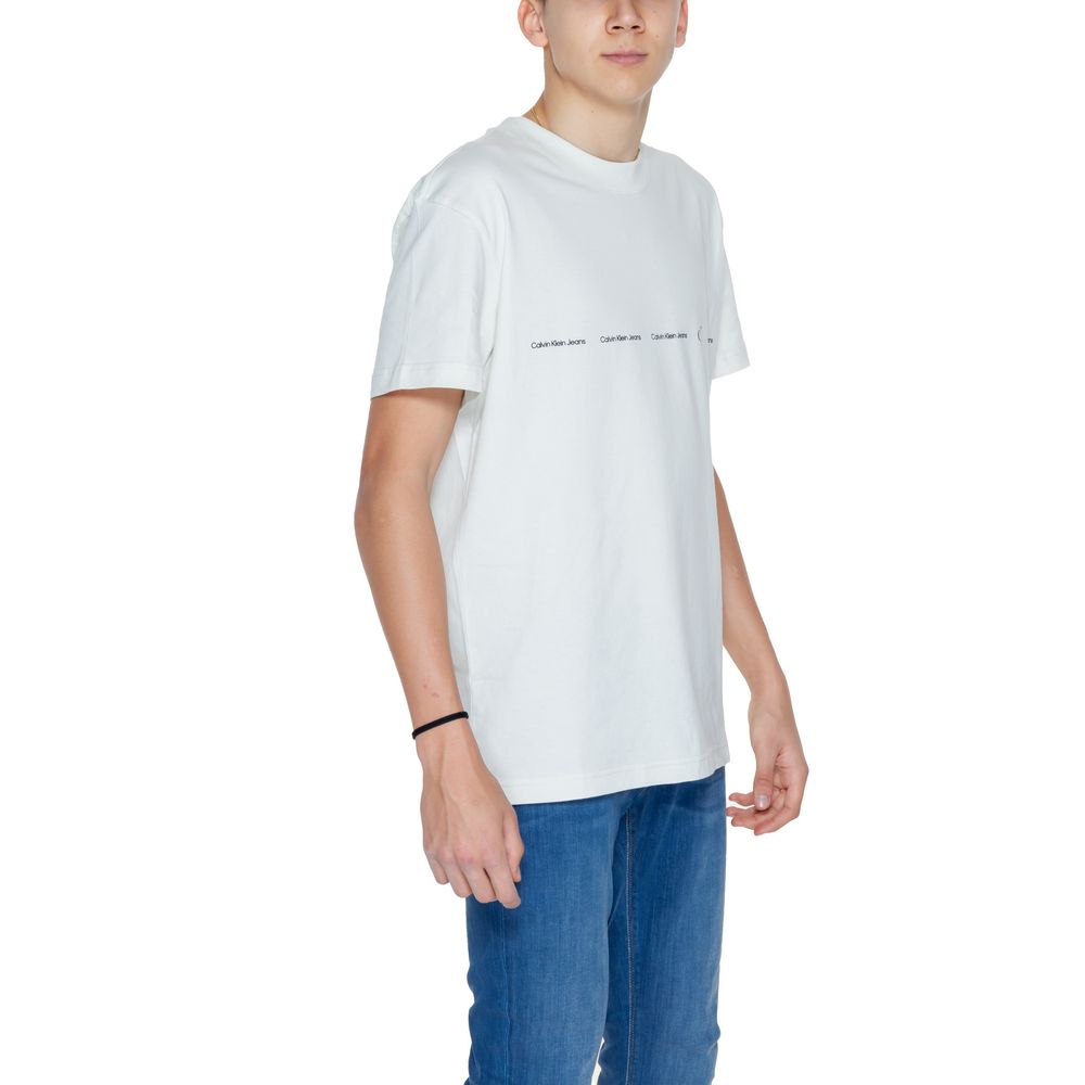 Calvin Klein Jeans Grünes T-Shirt aus Bio-Baumwolle