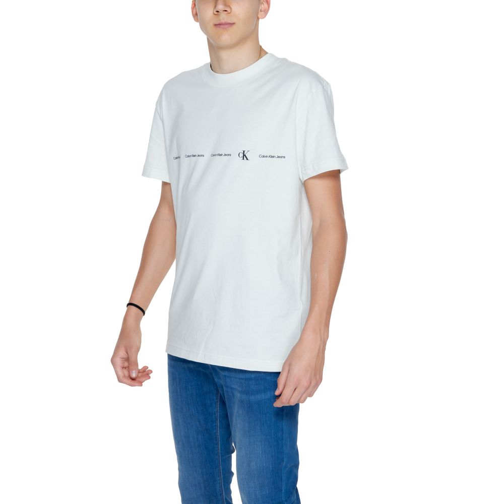 Calvin Klein Jeans Grünes T-Shirt aus Bio-Baumwolle