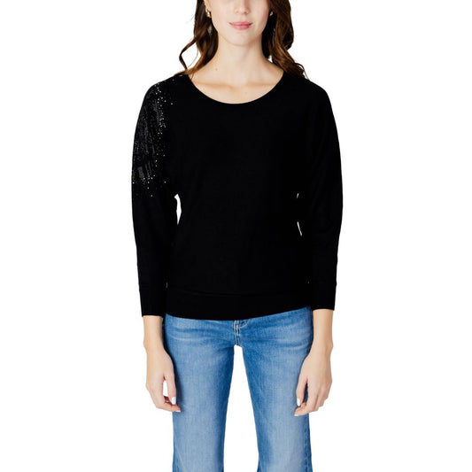 Guess Schwarze Viskose Tops & T-Shirt