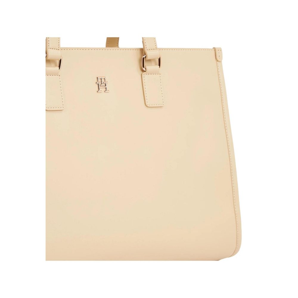 Tommy Hilfiger Beige Polyethylen Handtasche