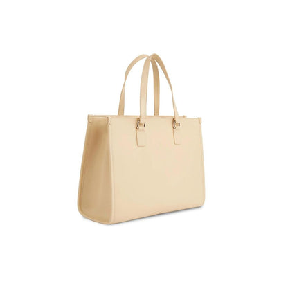 Tommy Hilfiger Beige Polyethylen Handtasche