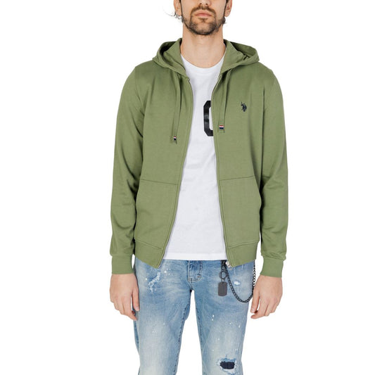 U.S. POLO ASSN. Grüner Baumwollpullover