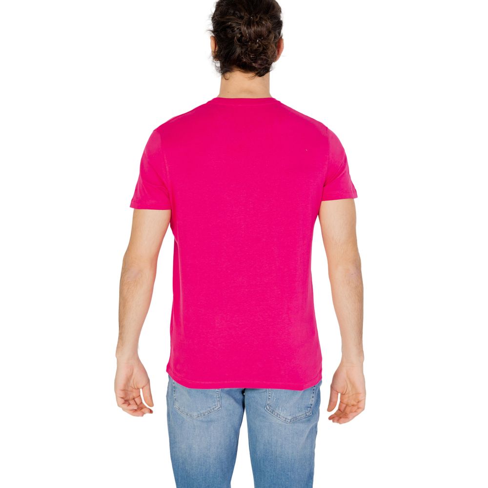 U.S. POLO ASSN. Rosa T-Shirt aus Baumwolle