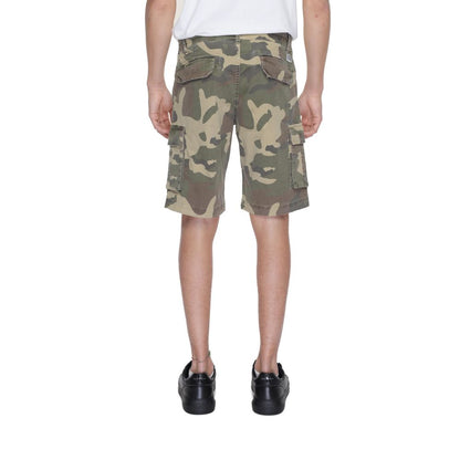 U.S. POLO ASSN. Beigefarbene Baumwollshorts