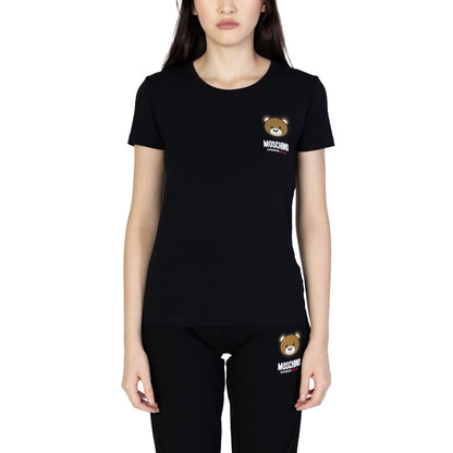 Moschino Schwarze Baumwolle Tops & T-Shirt